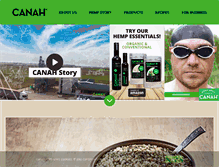 Tablet Screenshot of canah.com